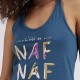 NAF NAF - Γυναικεία Πιτζάμα Καλοκαιρινή Modal #CARA Μπλέ